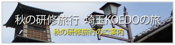 秋の研修旅行 埼玉KOEDOの旅